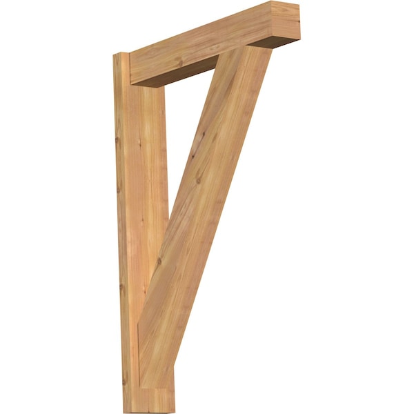 Ekena Millwork Traditional Block Smooth Outlooker, Western Red Cedar, 5 1/2"W x 26"D x 38"H OUT06X26X38TRA05SWR - main